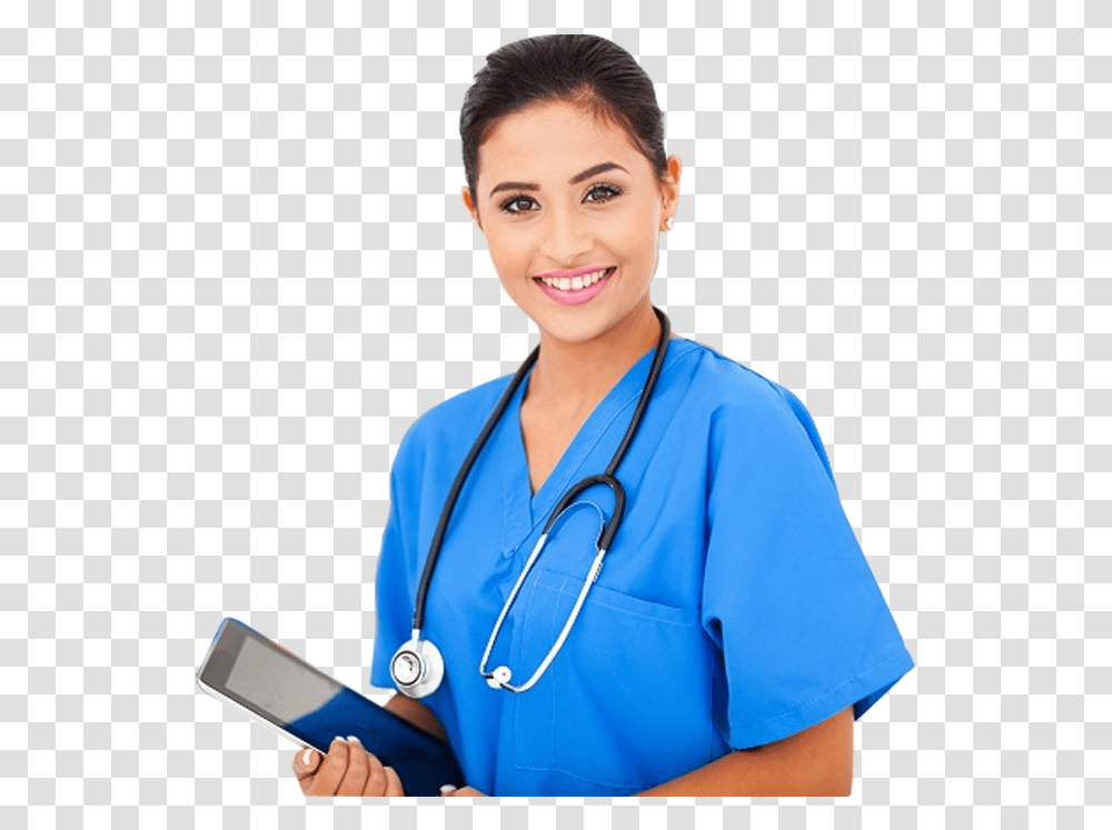Nurse, Person, Human, Doctor, Electronics Transparent Png