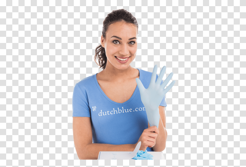 Nurse Stretching Latex Glove, Apparel, Person, Human Transparent Png