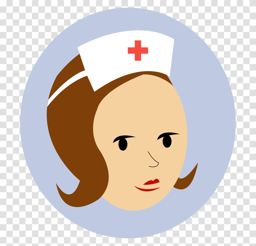Nurse Svg Clip Arts Nurse Head Cartoon, Logo, Trademark, Face Transparent Png