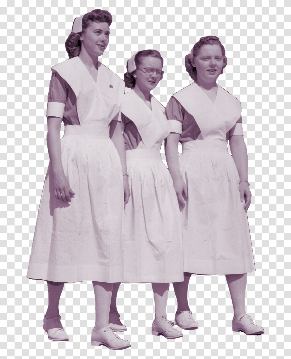 Nurse Vintage, Person, Sleeve, Female Transparent Png