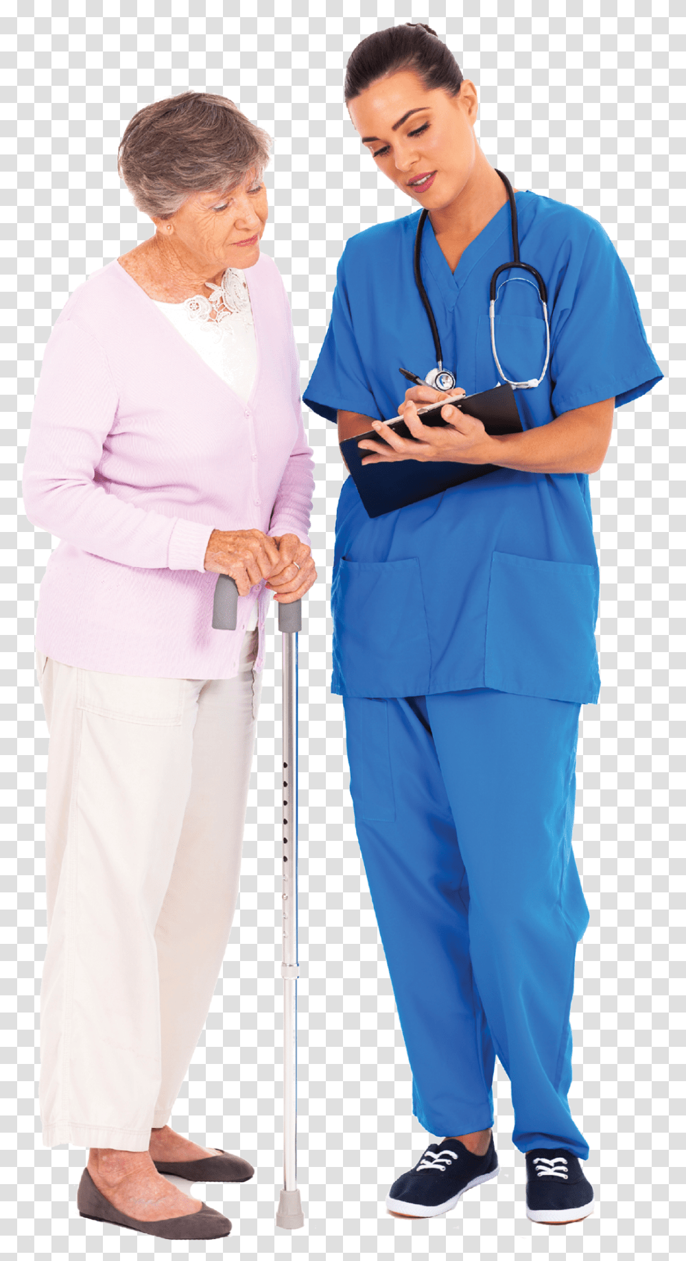 Nurse With Patient, Doctor, Person, Human, Surgeon Transparent Png