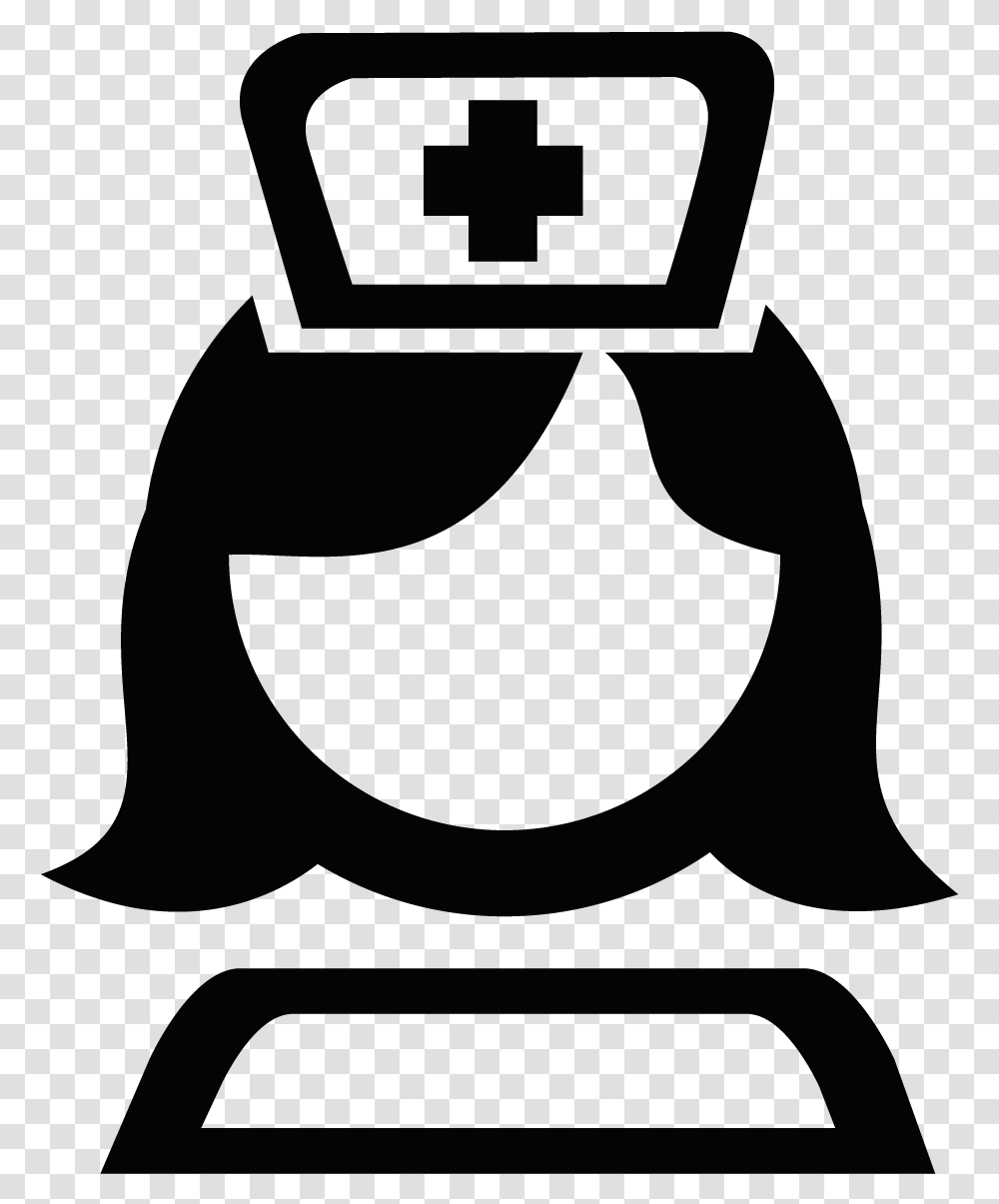 Nursing Clipart Nurse Symbol Nurse Icon, Stencil, Grenade, Bomb, Weapon Transparent Png