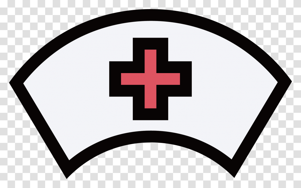 Nursing Hat Nurses Cap Icon Clip Art Nurse Hat, Logo, Trademark, First Aid Transparent Png