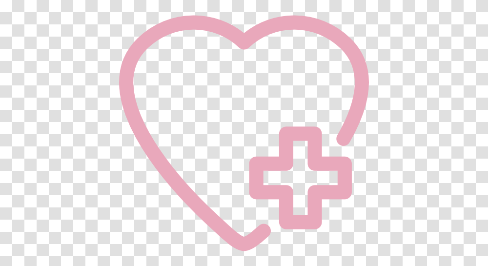 Nursing Heart With Cross Icon, Rug, Face, First Aid, Logo Transparent Png