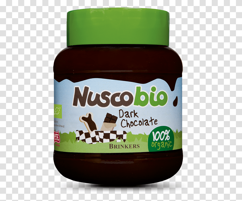 Nusco Bio Chocolate Spread, Food, Jam, Honey, Label Transparent Png