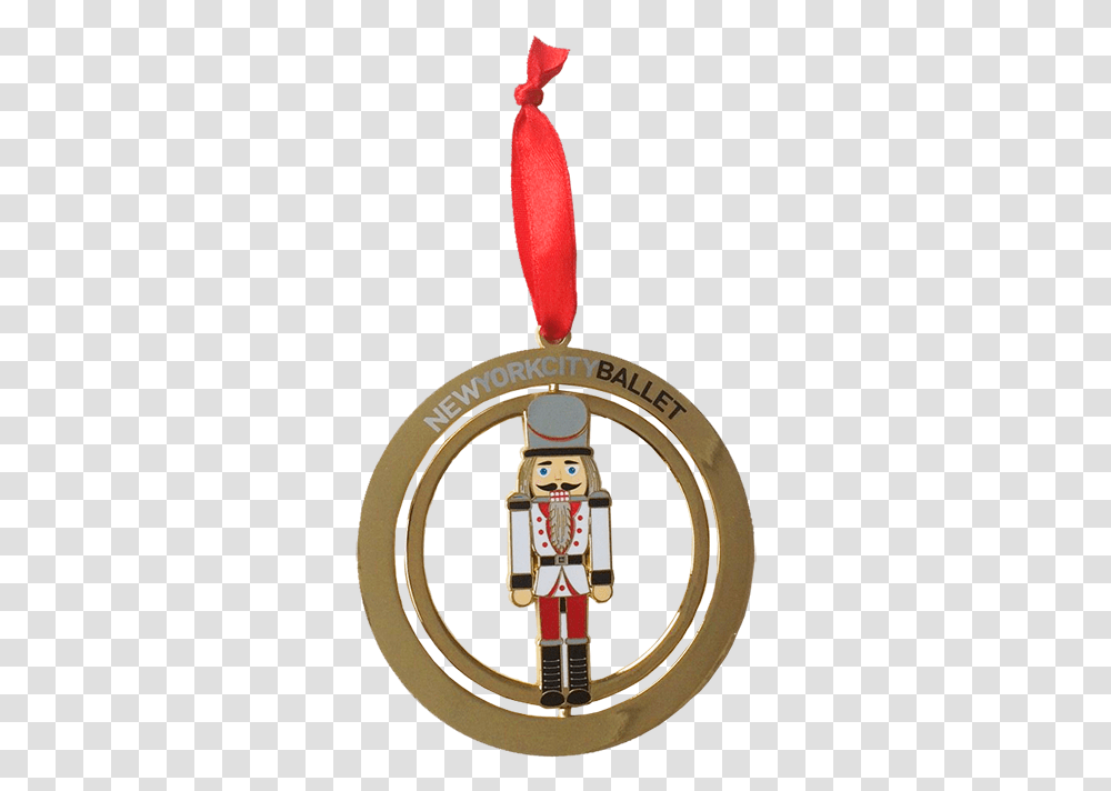 Nutcracker Spin Ornament Full Dress, Gold, Trophy, Symbol Transparent Png