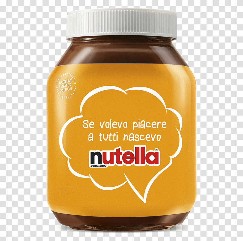 Nutella 00 C Nutella Limited Edition 2017, Bottle, Tin, Beverage, Can Transparent Png