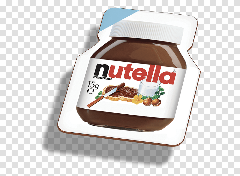 Nutella 15 Gm Nutella Packet Calories, Food, Dish, Meal, Ketchup Transparent Png
