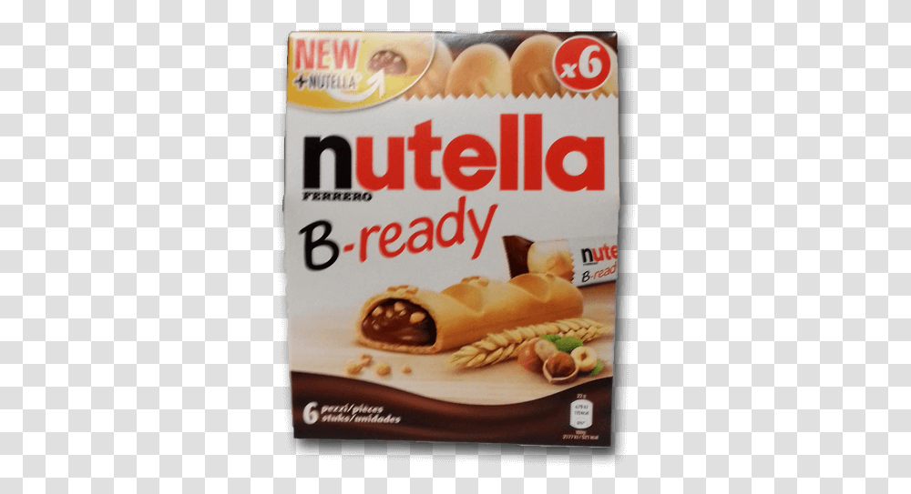 Nutella B Ready Hong Kong, Food, Hot Dog, Advertisement Transparent Png