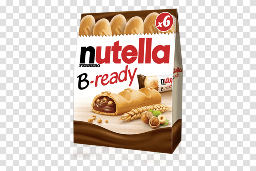 Nutella B Readynutella Bready 6pk 132gData Rimg Nutella, Hot Dog, Food, Advertisement, Flyer Transparent Png