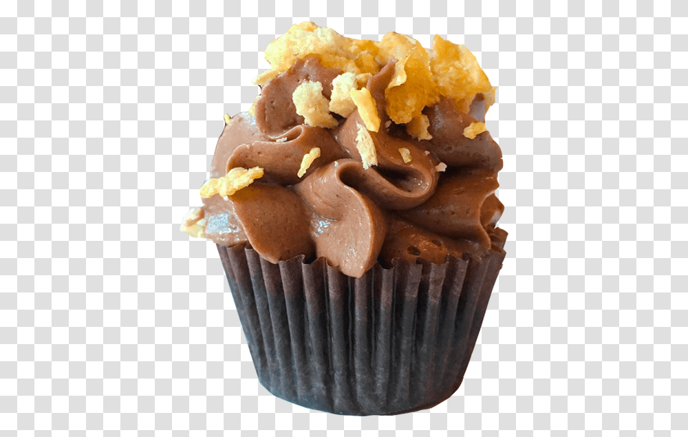 Nutella Bae Cupcake, Cream, Dessert, Food, Creme Transparent Png