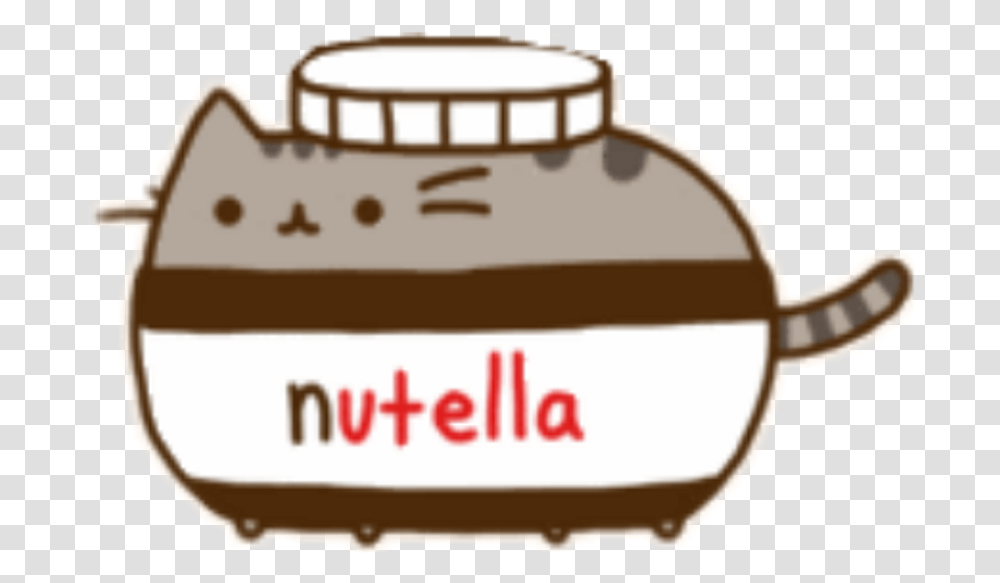 Nutella Clipart Pusheen Pusheen Cat, Birthday Cake, Dessert, Food, Jar Transparent Png