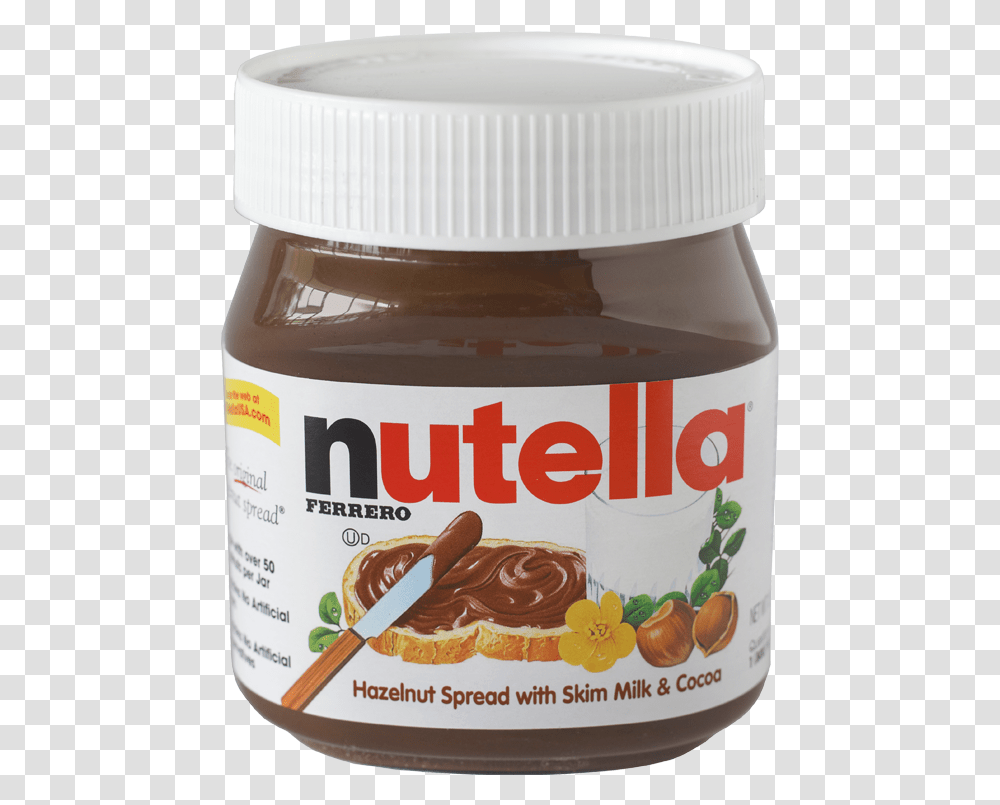 Nutella Hazelnut Spread Nutella, Food, Dessert, Chocolate, Sweets Transparent Png