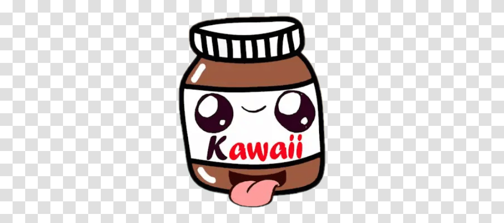 Nutella Kawaii, Jar, Label, Food Transparent Png