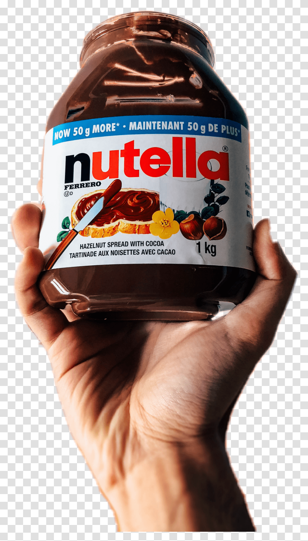 Nutella Nutella, Person, Food, Dessert, Sweets Transparent Png