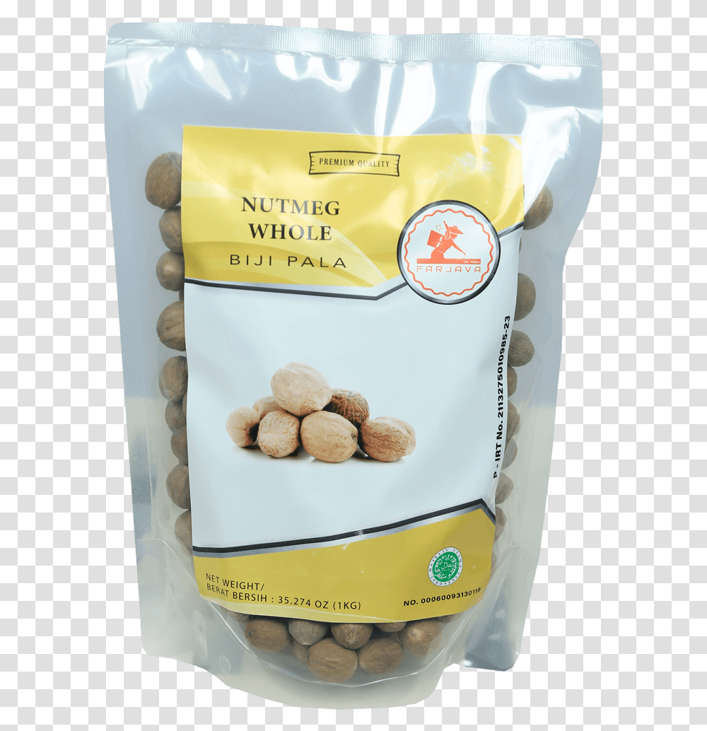 Nutmeg Whole Almond, Plant, Food, Snack, Vegetable Transparent Png