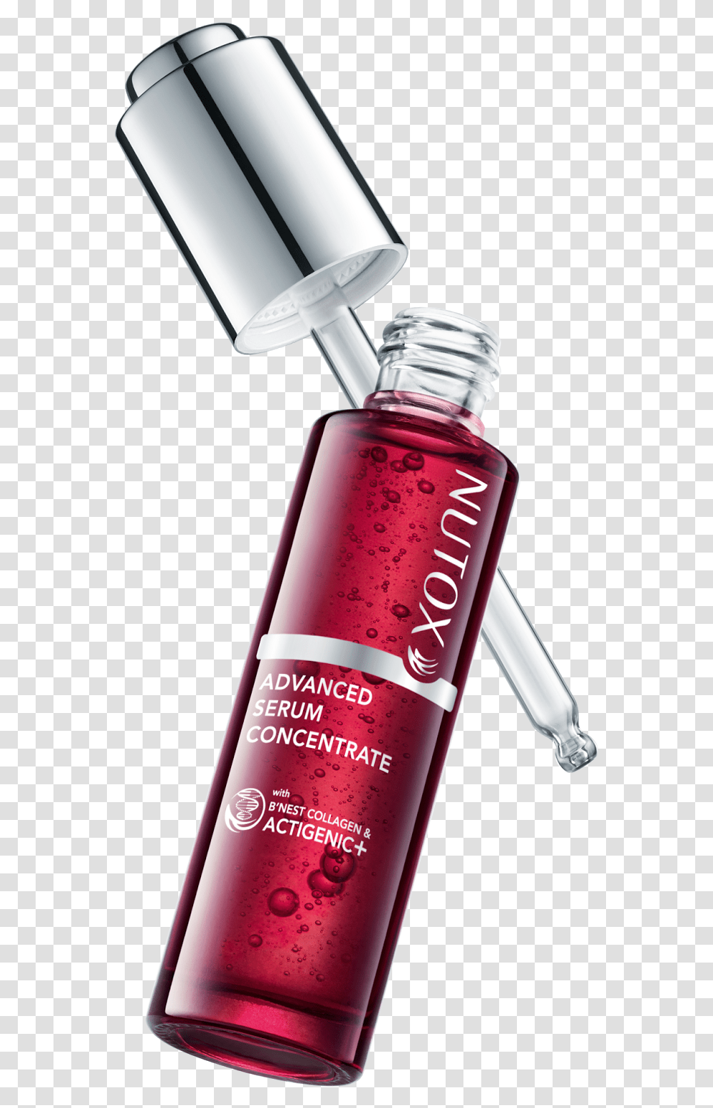 Nutox Advanced Serum Concentrate Pack Shot 1a Nutox Advanced Serum Concentrate, Bottle, Cosmetics, Perfume, Shaker Transparent Png