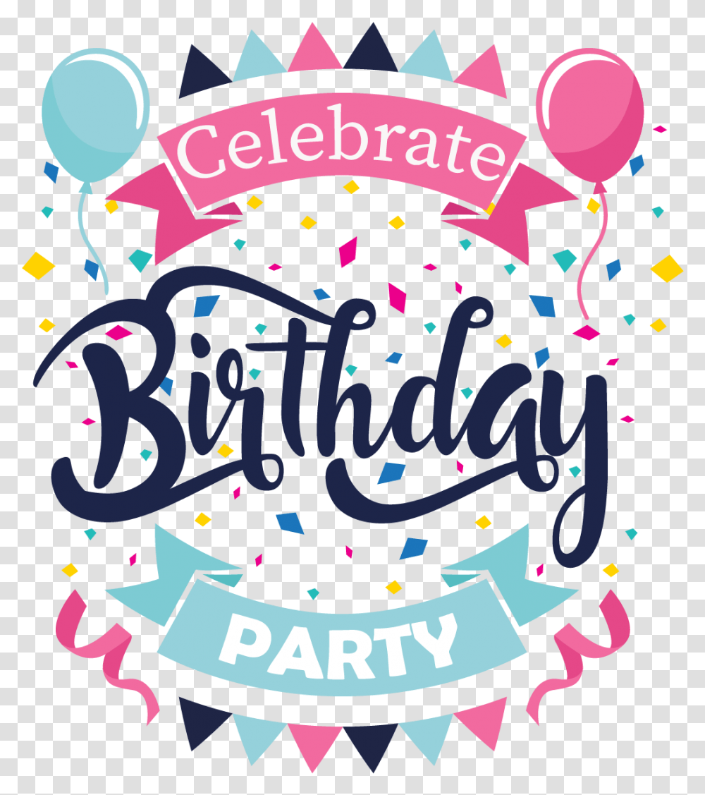 Nutripreneur Service Happy Birthday Logo Design, Paper, Text, Confetti, Graphics Transparent Png