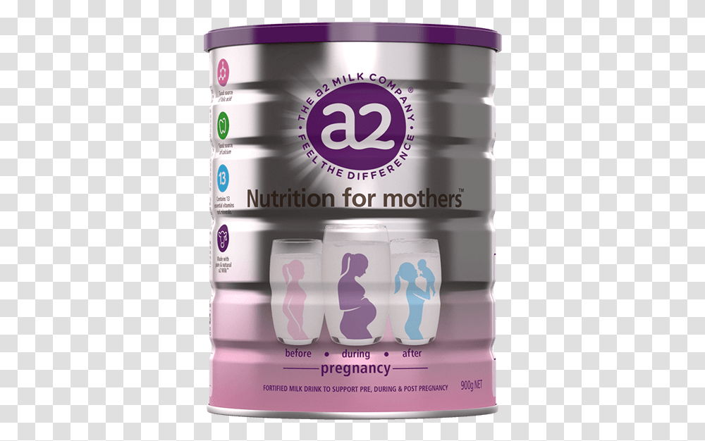 Nutrition For Mothers A2 Nutrition For Mothers, Barrel, Beverage, Soda, Box Transparent Png