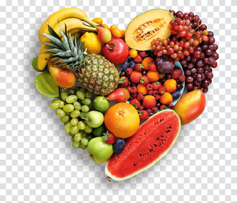 Nutrition Heart, Plant, Fruit, Food, Melon Transparent Png