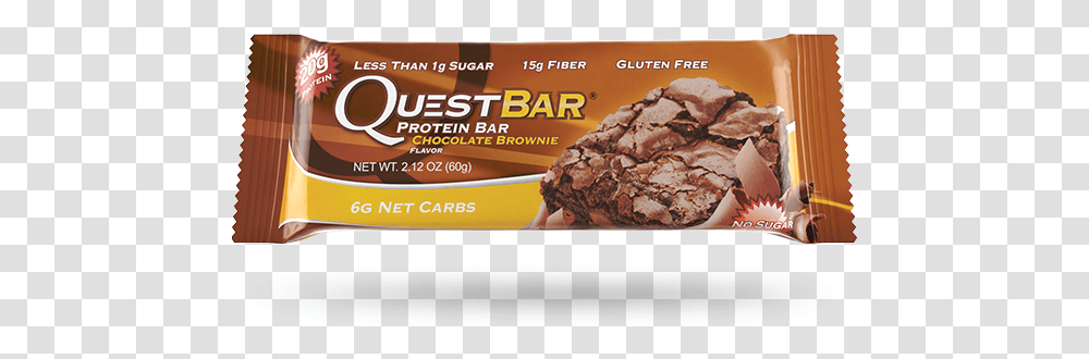 Nutrition Quest Bar Chocolate Brownie, Dessert, Food, Cookie, Biscuit Transparent Png