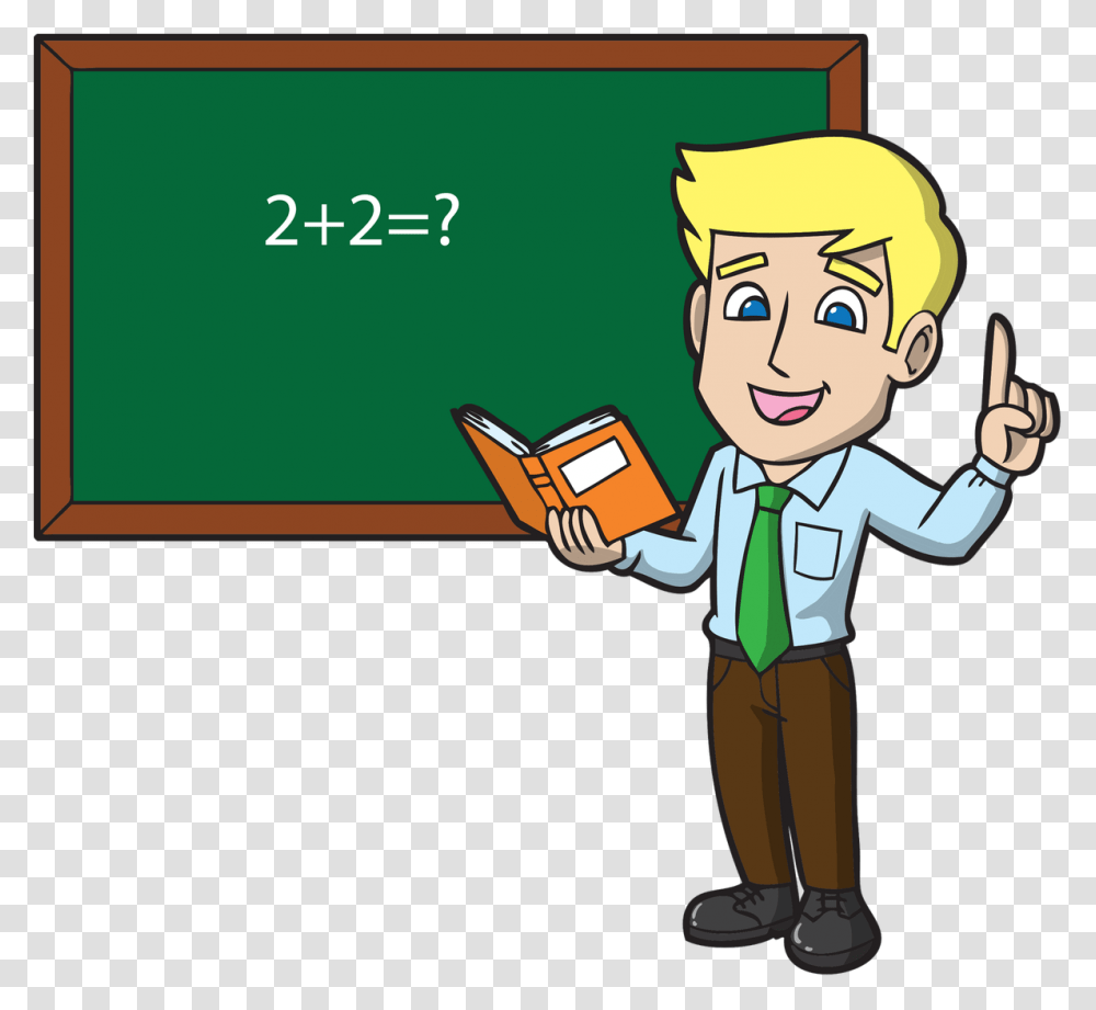 Nutritionforlearning On Twitter Cartoon Blond Teacher Man, Person, Performer, Hand, Recycling Symbol Transparent Png