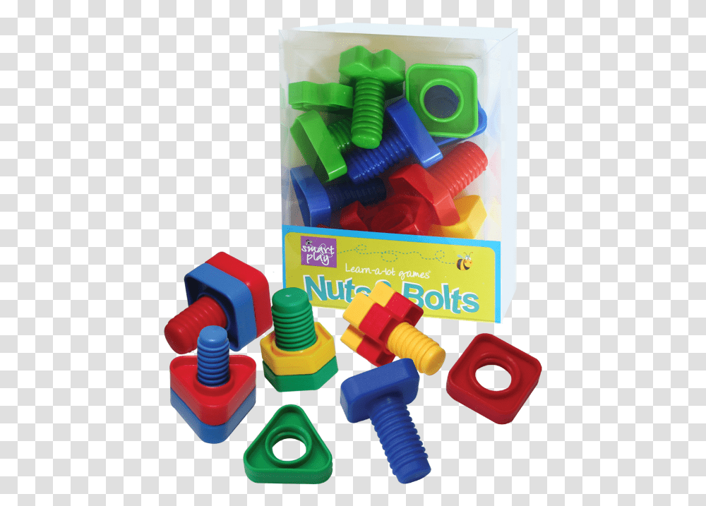 Nuts And Bolts, Plastic, Toy Transparent Png