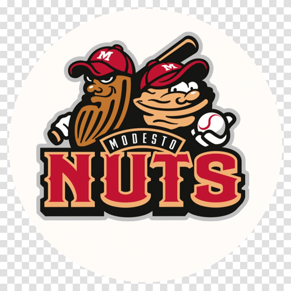Nuts Logo Modesto Nuts Baseball, Leisure Activities, Advertisement, Food Transparent Png