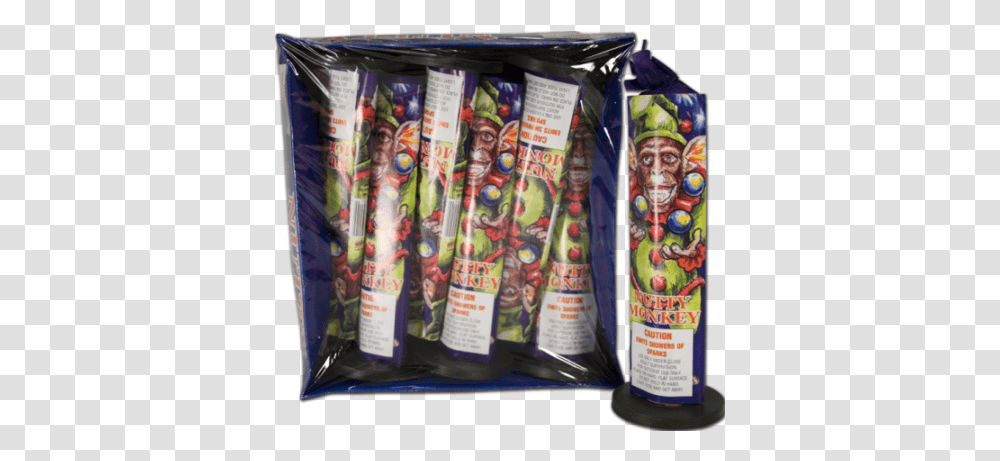 Nutty Monkey Kc Fireworks, Tin, Food, Can, Book Transparent Png
