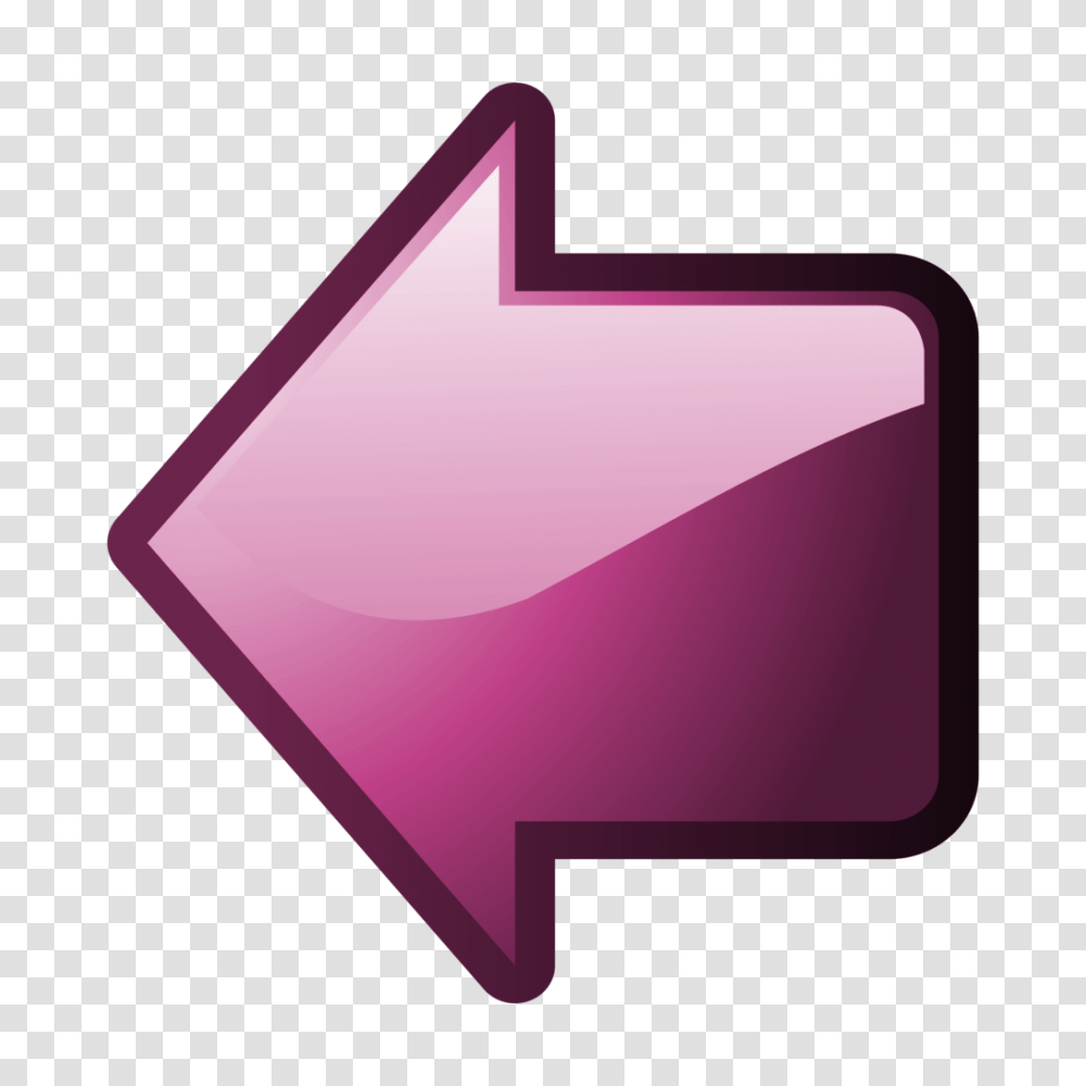 Nuvola Arrow Left Pink, Purple, Mailbox, Letterbox, Label Transparent Png