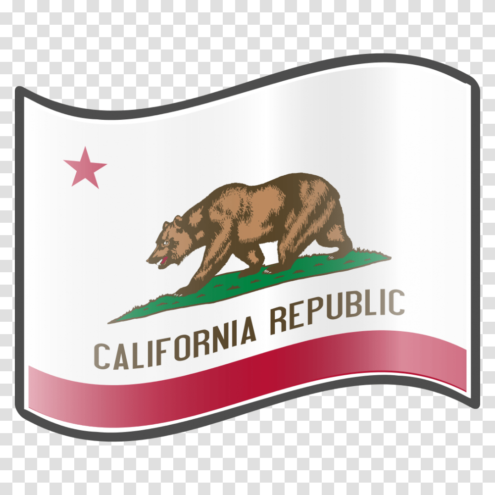 Nuvola California Flag, Animal, Mammal, Label Transparent Png