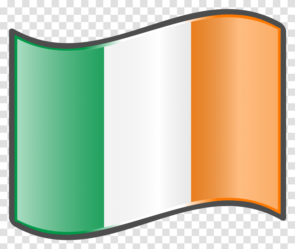 Nuvola Irish Flag Irish Flag Svg, Label, Sticker Transparent Png