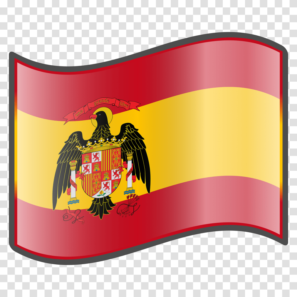 Nuvola Spanish Flag, Label, Sticker Transparent Png