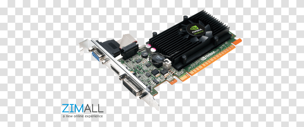 Nvidia Geforce Gt 610 1gb Graphics Card, Electronics, Computer, Hardware, Computer Hardware Transparent Png