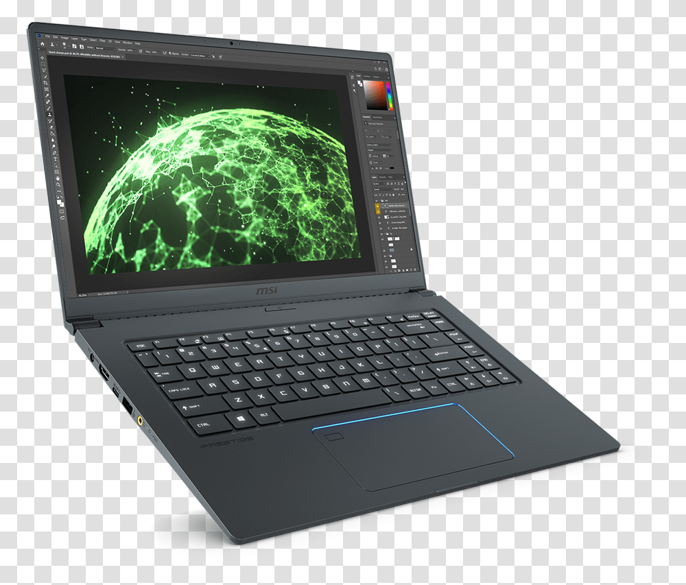 Nvidia Msi Prestige Ps63 Modern, Laptop, Pc, Computer, Electronics Transparent Png