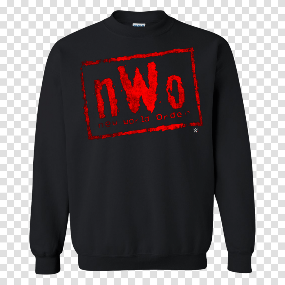 Nwo New World Order Wwe Wrestling Logo Graphic T Shirt Hoodie, Apparel, Sleeve, Long Sleeve Transparent Png
