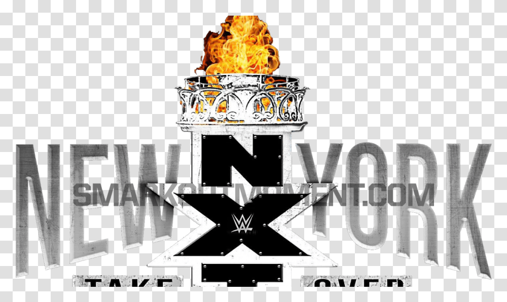 Nxt Takeover New York, Advertisement, Fire, Poster Transparent Png