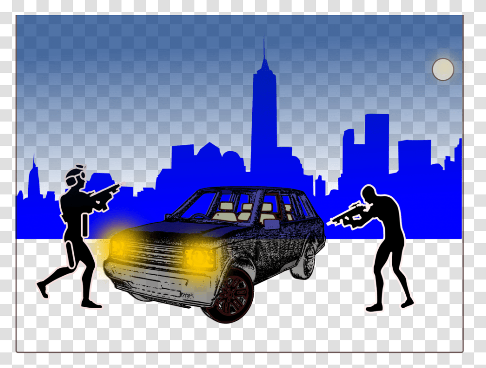 Ny Skyline New York City, Car, Vehicle, Transportation, Person Transparent Png