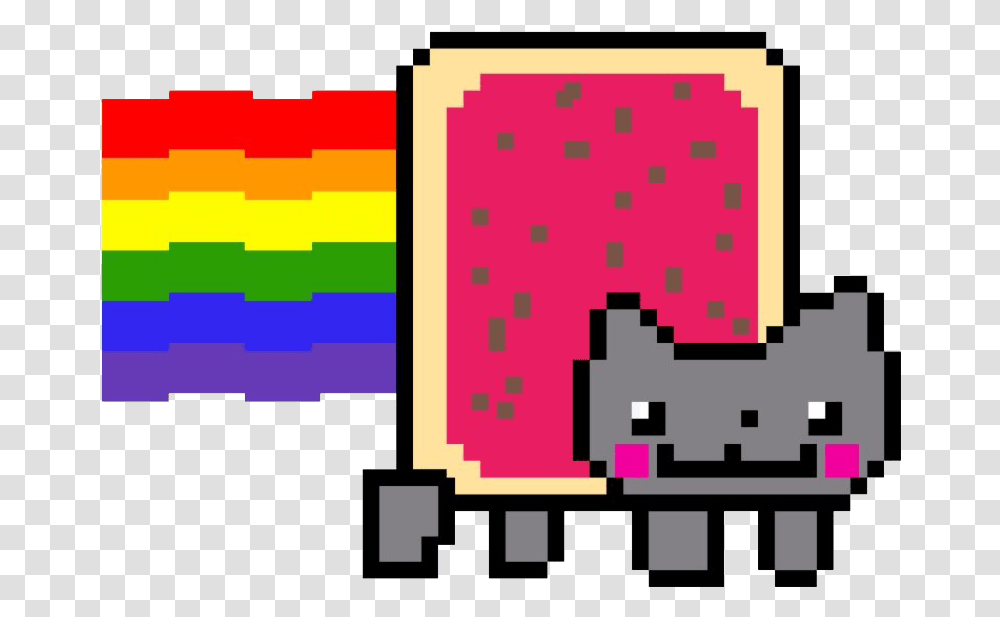 Nyan Cat Background Pixel Speech Bubble, Minecraft, Super Mario Transparent Png