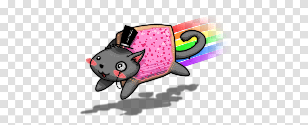 Nyan Cat Clipart Background, Toy, Mammal, Animal, Sea Life Transparent Png