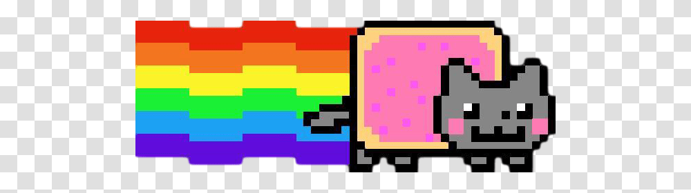 Nyan Cat Clipart Look, Modern Art, Pattern, Pac Man Transparent Png