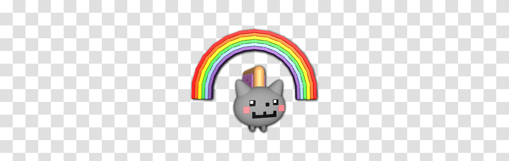 Nyan Cat Clipart Rainbow Cat, Light, Neon Transparent Png