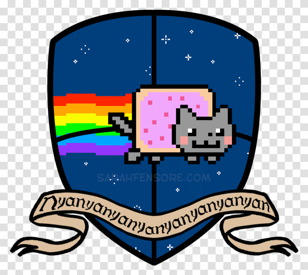 Nyan Cat Crest, Poster, Advertisement, Number Transparent Png