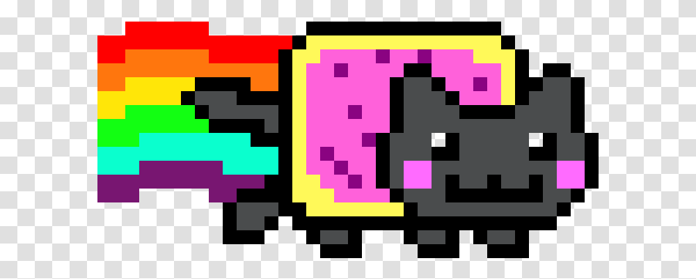 Nyan Cat, Pac Man, Minecraft Transparent Png
