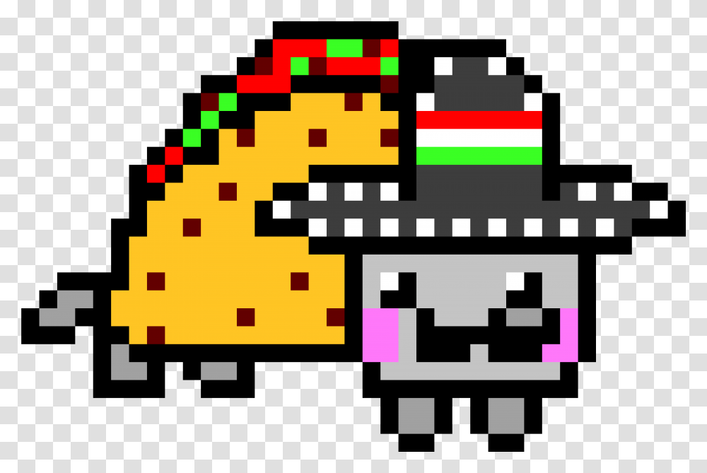 Nyan Cat Taco, Pac Man, Minecraft Transparent Png