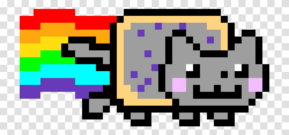 Nyan Cat Youtube Clip Art Nyan Cat, Graphics, Pac Man, Minecraft Transparent Png