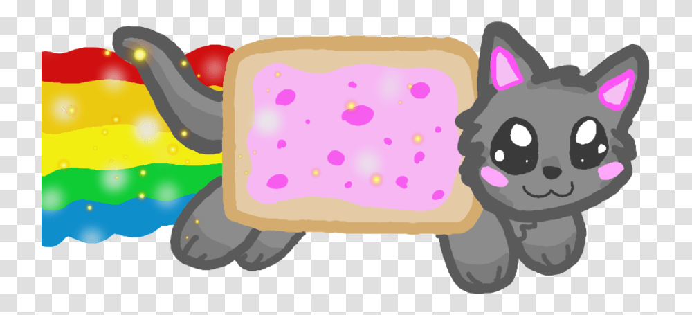 Nyan Cat Youtube Clip Art, Sweets, Food, Confectionery, Dessert Transparent Png