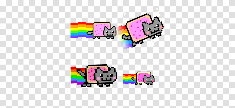 Nyan Cat Youtube Personalities Images, Pac Man, Super Mario, Urban Transparent Png