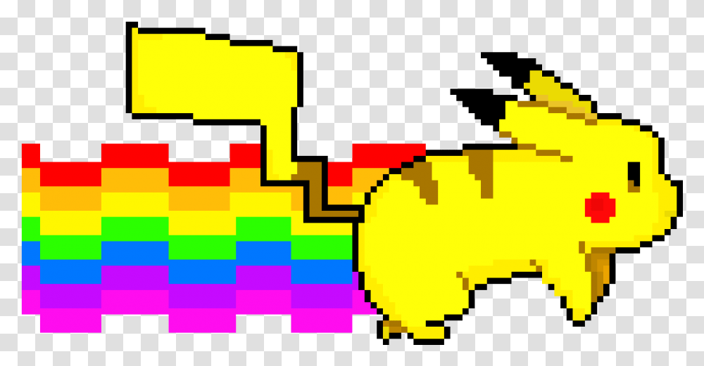 Nyan Pikachu Download Pikachu Nyan Cat, Pac Man Transparent Png