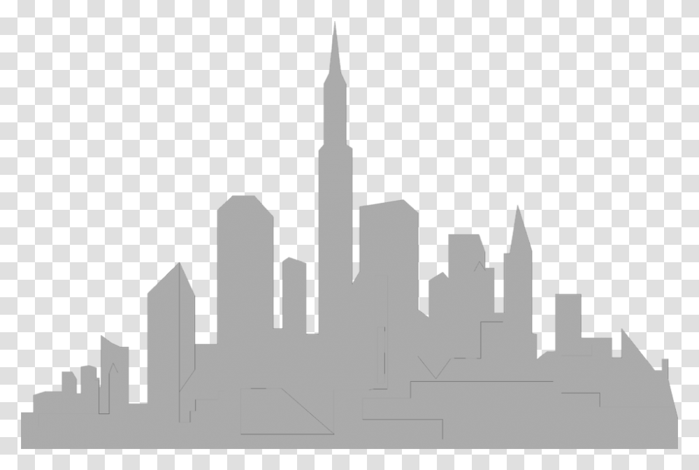 Nyc Skyline Clipart, Metropolis, City, Urban, Building Transparent Png
